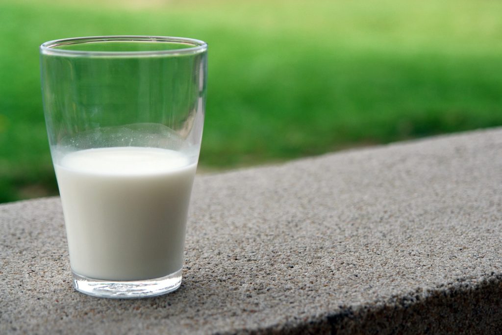 A glass of milk. Source: Pixabay via Pexels